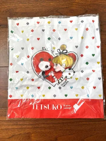 (미사용 미개봉 새상품) 쿠로야나기 테츠코 토트백 토토짱 팬더