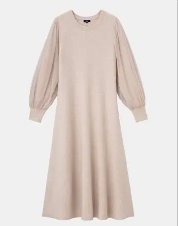 튤 도킹 니트 원피스 PLST