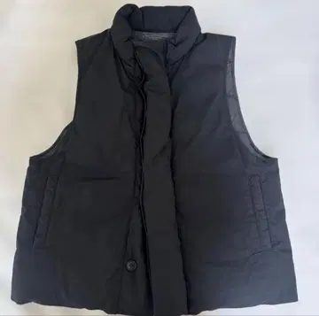 MUJI LABO 고밀도 직조 발수 다운 베스트 XXS~XS 블랙