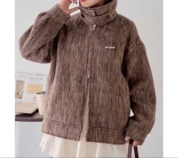 Chico 샤기 지퍼 블루종