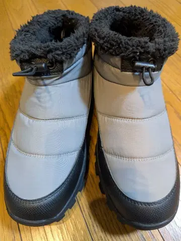 워크맨 그레이 방한 스노우 부츠 퍼 포함