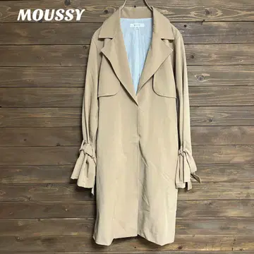 [ 마우지 ] MOUSSY 베이지 트렌치코트 스프링 코트 S
