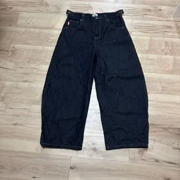 9090 배기 벌룬 데님 팬츠