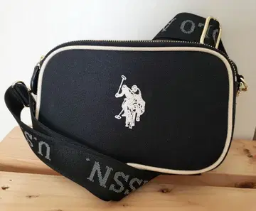 U.S. POLO ASSN 사선 가방 홀스 로고