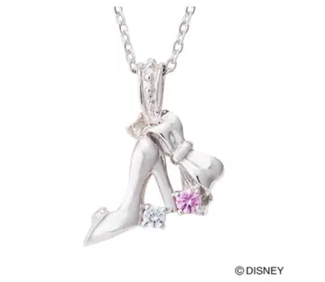 디즈니 [신데렐라] 유리 구두 목걸이 정품
