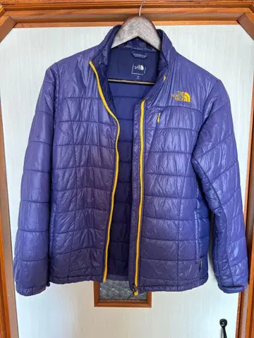 THE NORTH FACE 보라색 다운 자켓