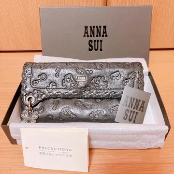 ANNA SUI 달리아 장지갑 블랙