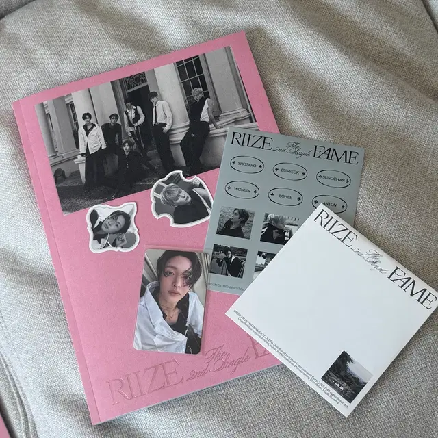 라이즈 Fame 포토북 개봉앨범 원빈 set