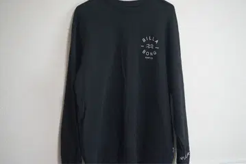 BILLABONG 블랙 롱 슬리브 트레이닝복