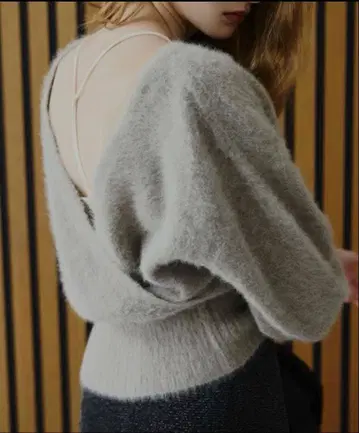 Aimeine 메인 폭스 캐시미어 니트