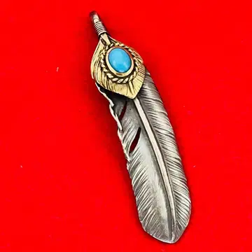 고로즈 상금 금줄 터콰이즈 특대형 페더