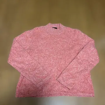 PEEDEE 캐시미어 일본제 100% 핑크 긴팔 스웨터