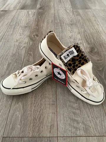 CONVERSE ALL STAR 아이보리 레오파드 무늬
