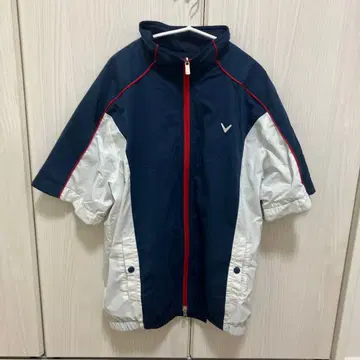 캘러웨이 반팔 자켓 L 사이즈 네이비/화이트