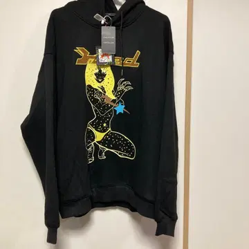 UNFOLLOW 새상품 후드티 블랙 M 사이즈