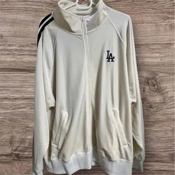 LA 로고 풀 집업 저지