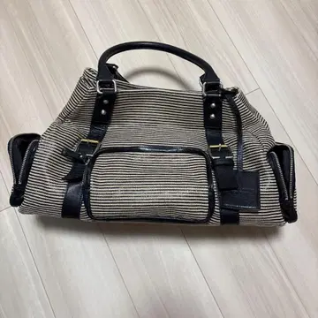 SAMANTHA THAVASA 스트라이프 보스턴 백