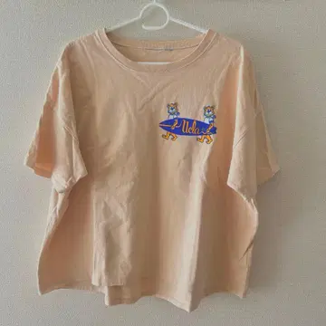 UCLA T셔츠 짧은 기장