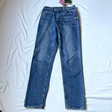 마우지 데님 플레이 진 스트레이트 슬림 27인치 일본제