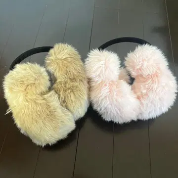 디즈니 귀 이마프 귀도리 세트 복슬복슬