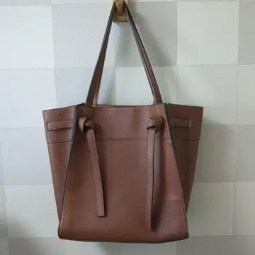 미사용에 가까운 렙심 브라운 가죽풍 토트백