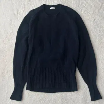 베르메이유 페예나 울 캐시미어 니트 풀오버 턱 네이비