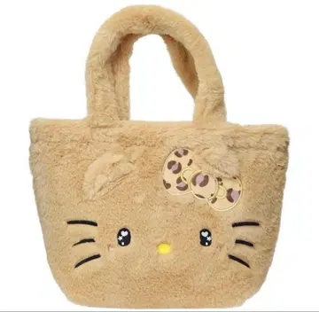 키티 퍼 토트백