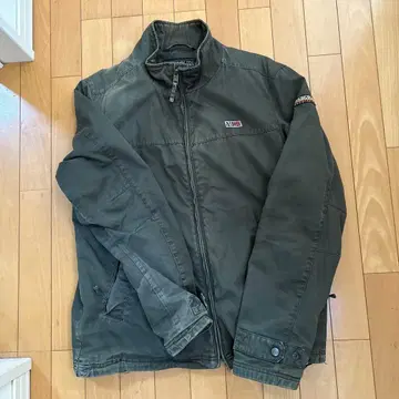 올리브 그린 밀리터리 자켓 napapijri