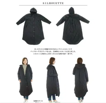 siro 시로 후디 퀼팅 코트 M