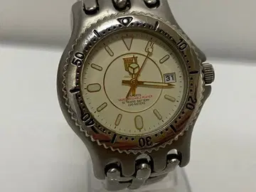 배터리 교체 완료 엘르 ELGIN FK-674-C 화이트 남성용 손목시계