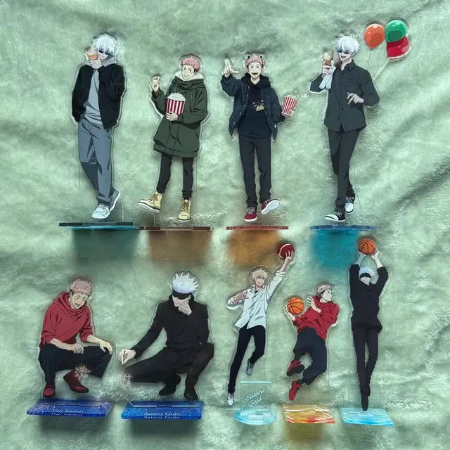 주술회전 코스모월드 요미우리랜드 불꽃놀이 농구 고죠 이타도리 아크릴스탠드