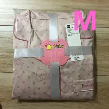 지유 새틴 파자마 별의 커비 M 사이즈 핑크