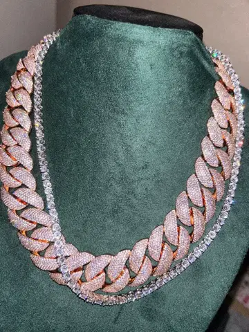 로즈 골드 Miami 목걸이