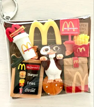 가챠 파우치 패스트푸드 그렘린 데코 부품 캡슐 토이