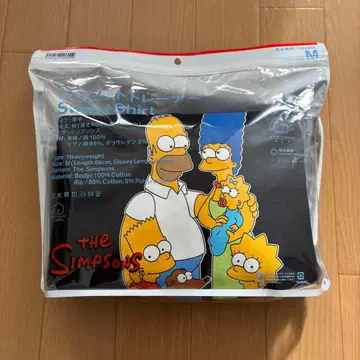 새상품 심슨 훼미리마트 한정판 맨투맨 트레이닝복 M 사이즈