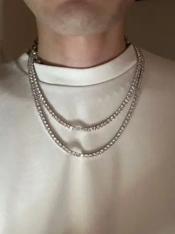 테니스 체인 목걸이