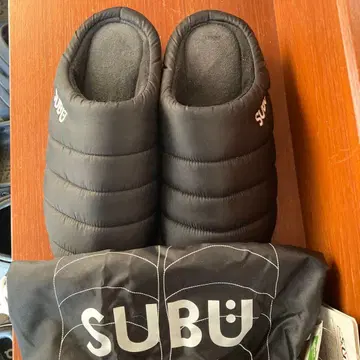 subu 22~23.5 블랙 주머니 포함 샌들 겨울
