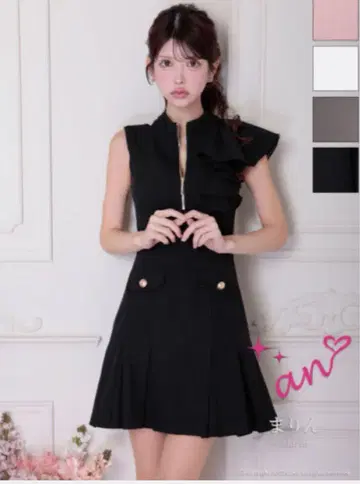 an andy 미니 드레스 블랙 블랙 XS