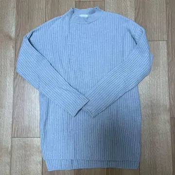 GALERIE VIE 리브 하이넥 니트