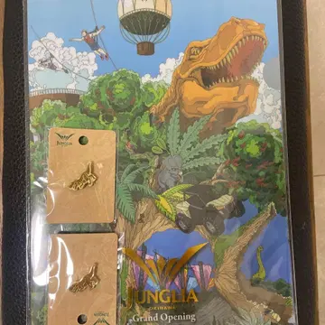 미사용 새상품 정글리아 클리어 파일 핀 배지