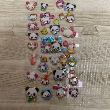 헤이세이 여자아이 3D 씰 통통 씰 드롭 씰 하늘 산책