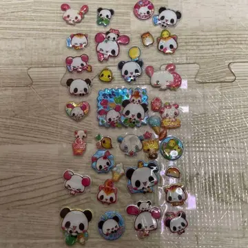 헤이세이 여자아이 3D 씰 통통 씰 드롭 씰 하늘 산책