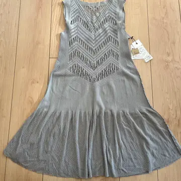 슬리브리스 롱 원피스 M