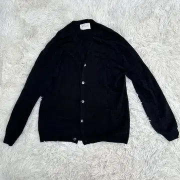 URBAN RESEARCH DOORS 울 니트 가디건 블랙