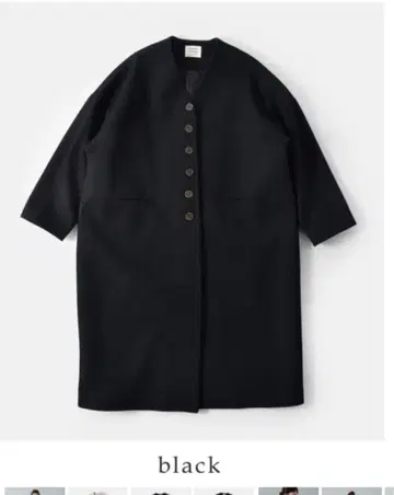 atelier naruse 멜톤 울 코쿤 코트