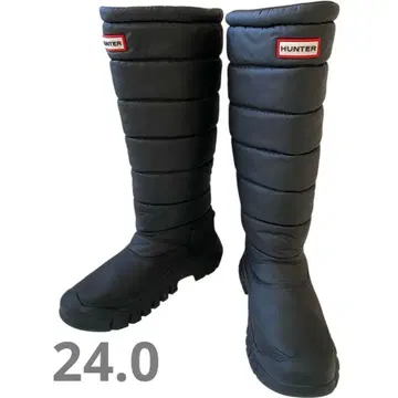 [ 컨디션 최상 ] HUNTER 스노우 부츠 롱 부츠 인트레피드 블랙