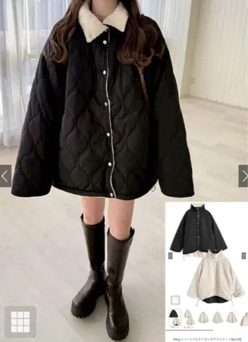 GRL 2Way 리버서블 나일론 보아 자켓[kd129]