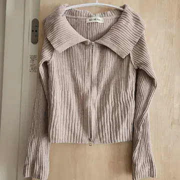 Ray Beams 베이지 집업 스웨터