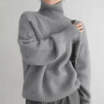 Miniministore 터틀넥 니트탑 여성용