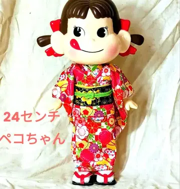 후리소데 차림의 페코짱 24cm 페코